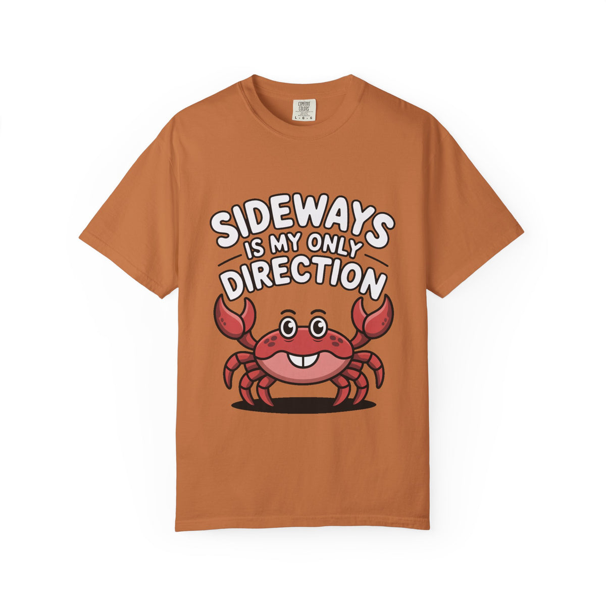 Funny Crab Shirt, Sideways Is My Only Direction T-Shirt, Cute Beach Crab Tee, Funny Ocean Animal Gift