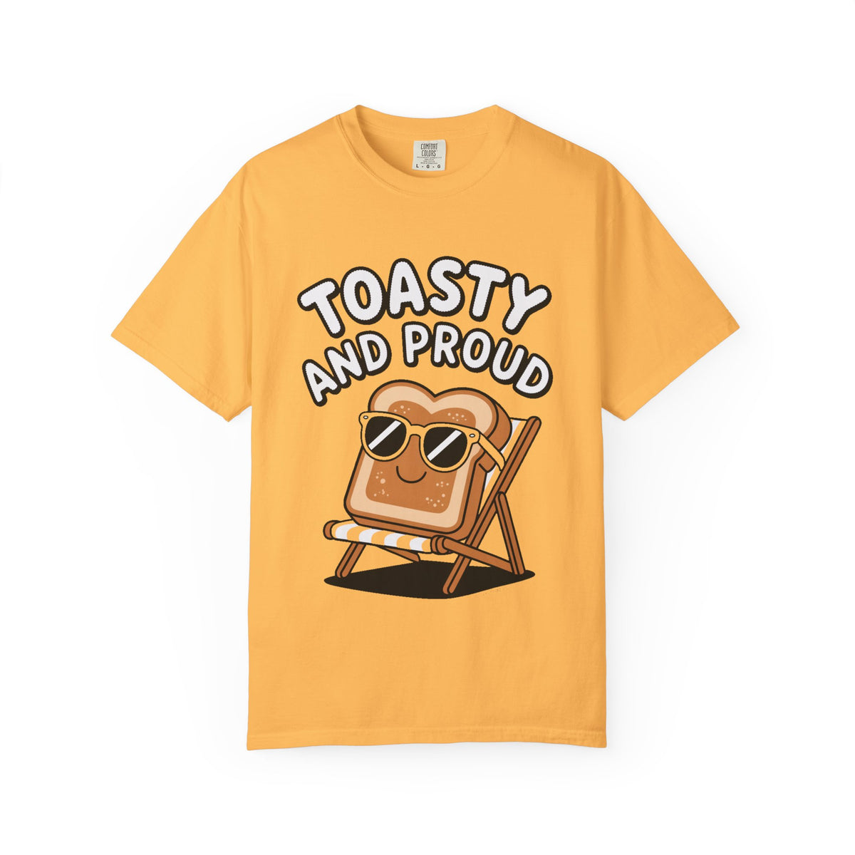 Toasty And Proud Bread Shirt, Funny Toast Sunglasses T-Shirt, Cute Beach Chair Bread Tee, Summer Vacation Gift