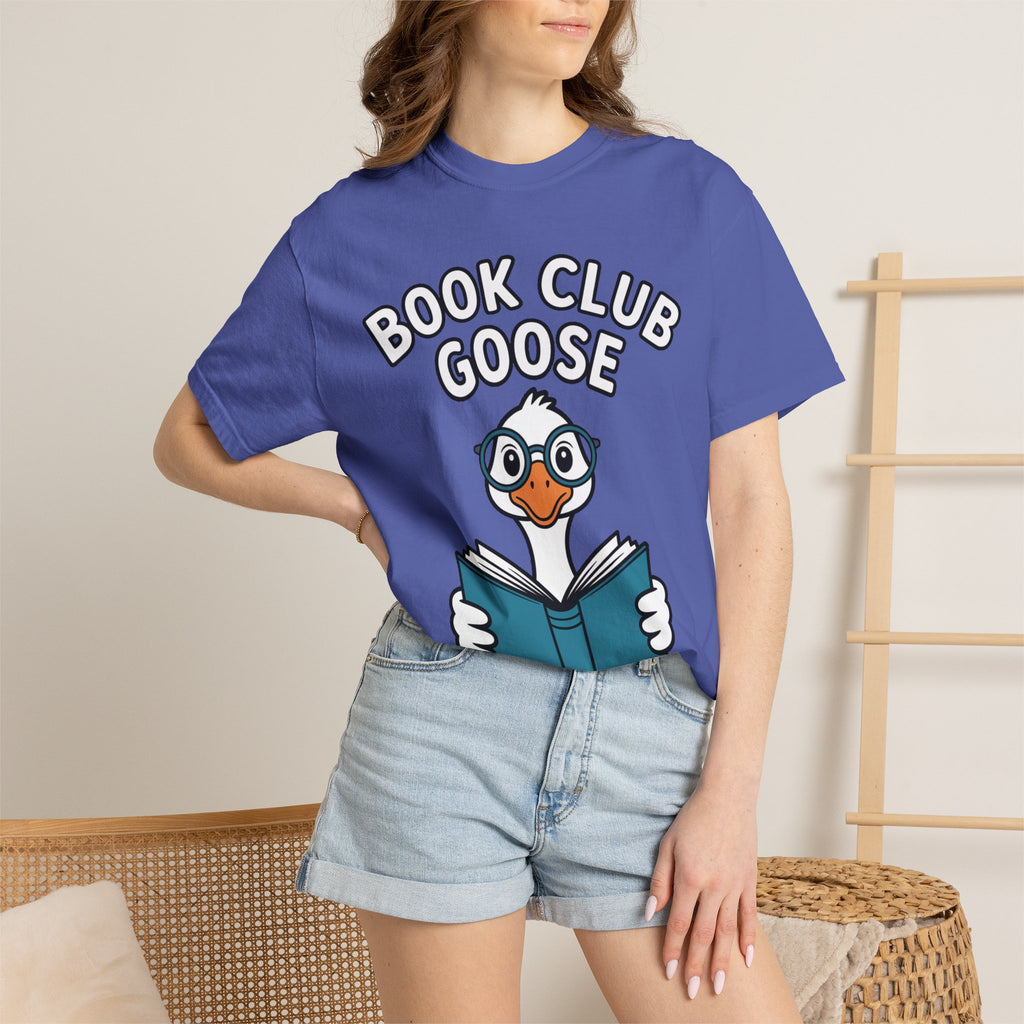 Book Club Goose Shirt, Funny Reading Goose T-Shirt, Bookworm Gift, Cute Bookish Goose Tee, Librarian Gift for Book Lovers