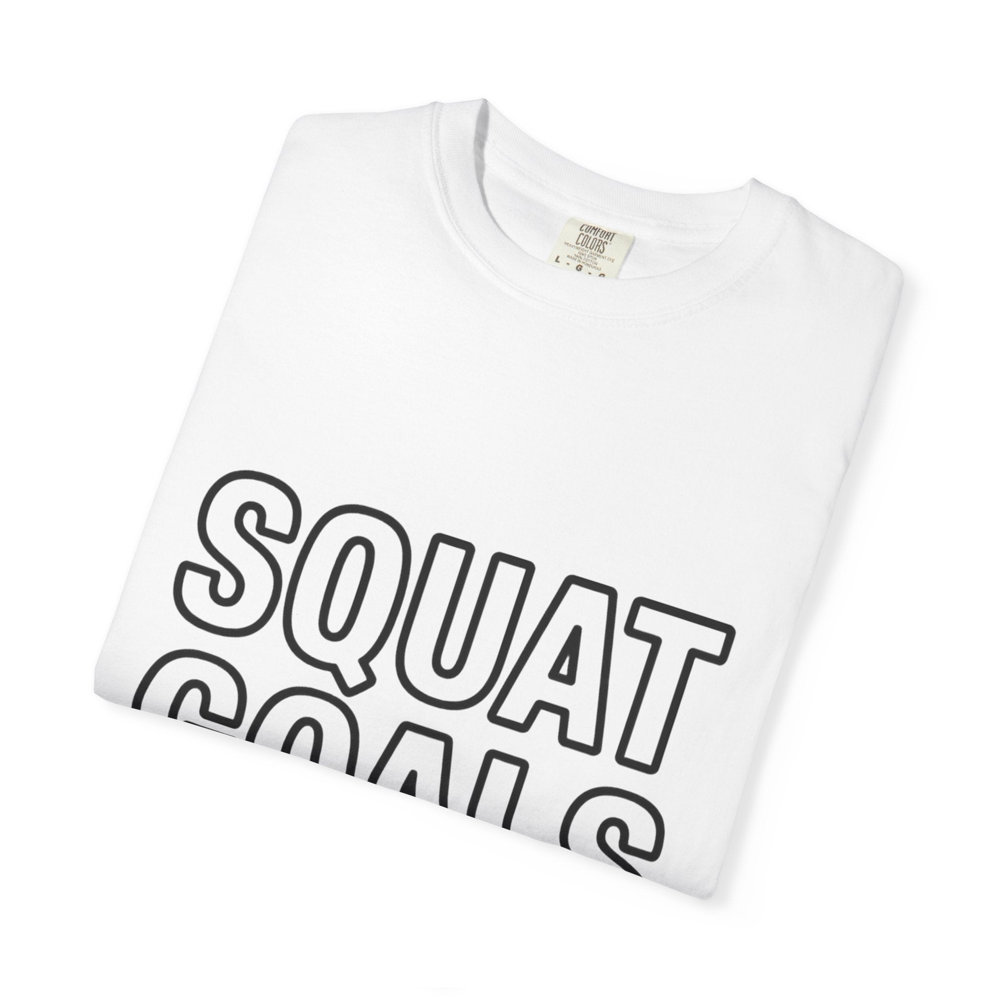 Squat Goals Shirt, Funny Gym T-Shirt, Barbell Workout Tee, Weightlifting Gift, Fitness Motivation Shirt, Squat Day Lover Gift