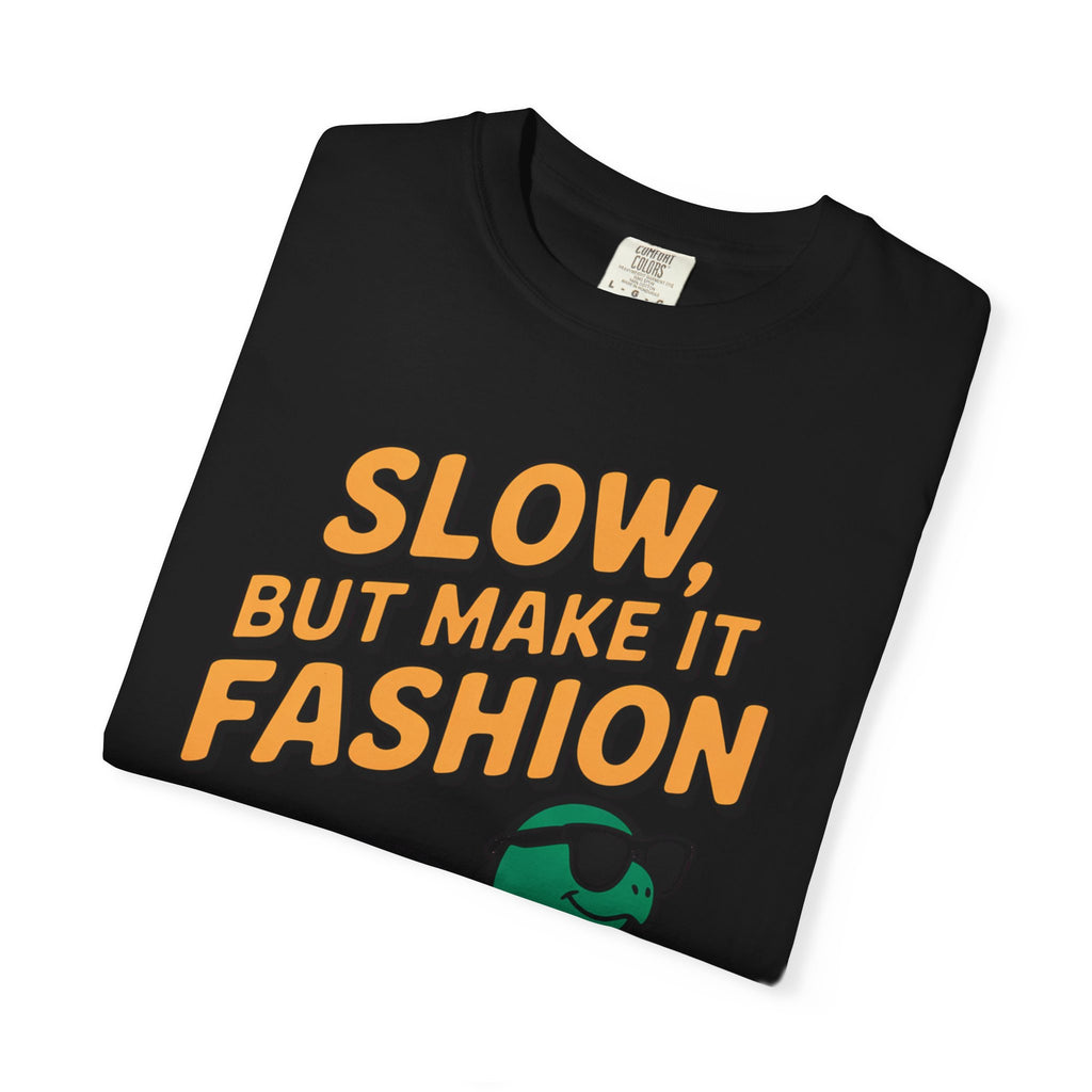 Slow But Fashion Turtle Shirt, Funny Turtle Sunglasses T-Shirt, Cute Turtle Lover Gift, Sarcastic Animal Tee