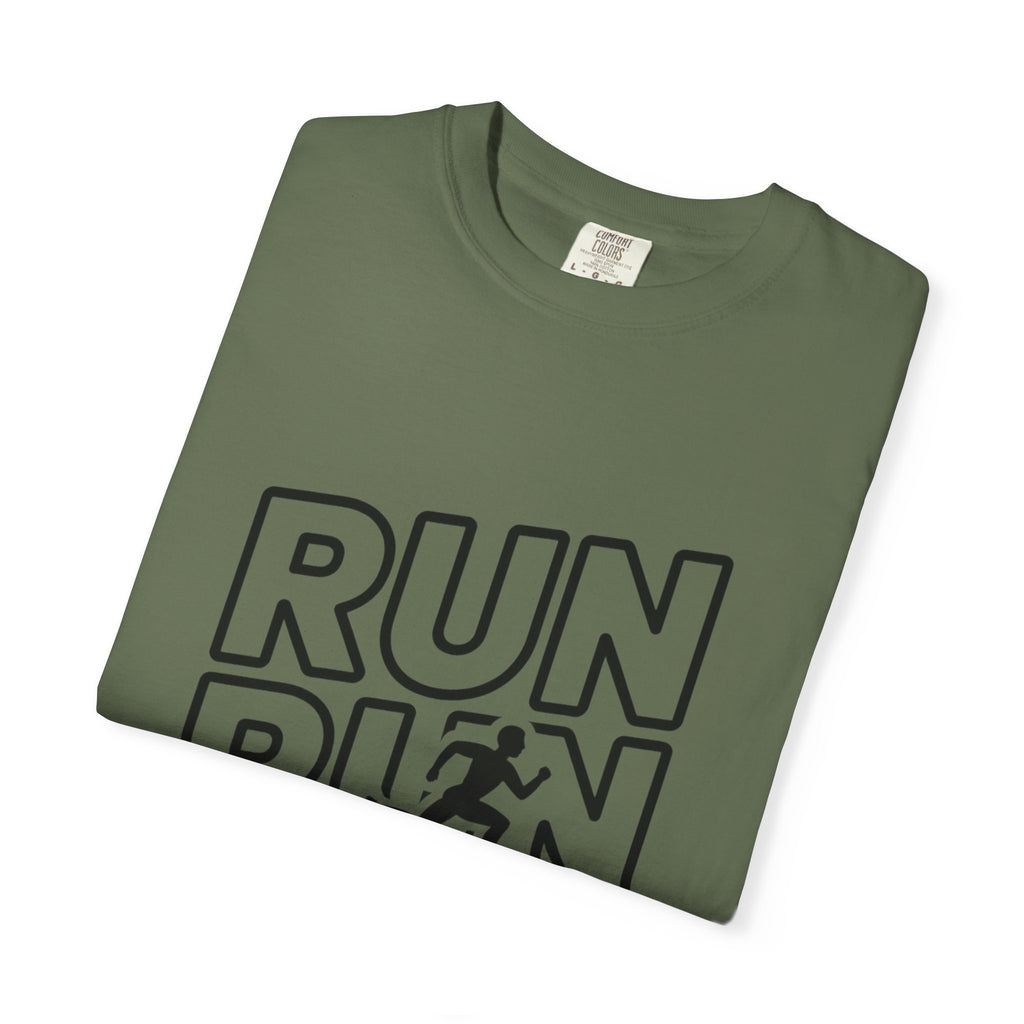 Run Run Run Typography T-Shirt