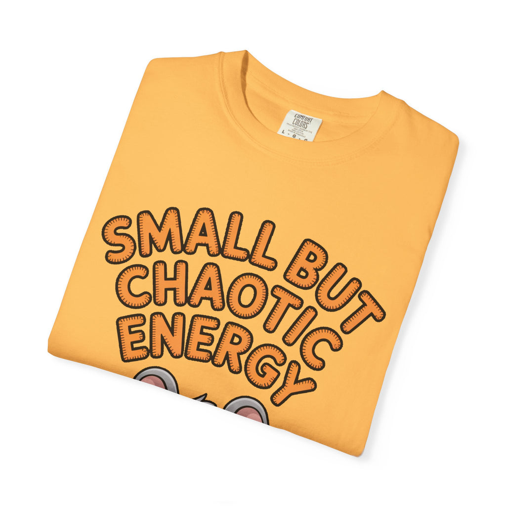 Small But Chaotic Energy Mouse Shirt, Funny Mouse T-Shirt, Cute Cartoon Animal Tee, Sarcastic Gift for Her