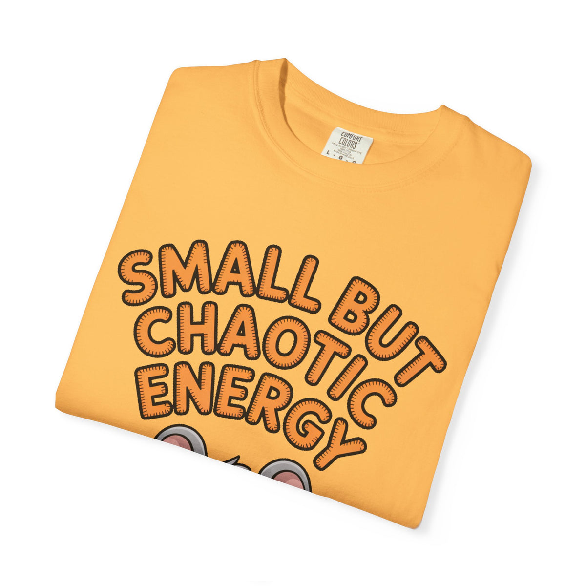 Small But Chaotic Energy Mouse Shirt, Funny Mouse T-Shirt, Cute Cartoon Animal Tee, Sarcastic Gift for Her
