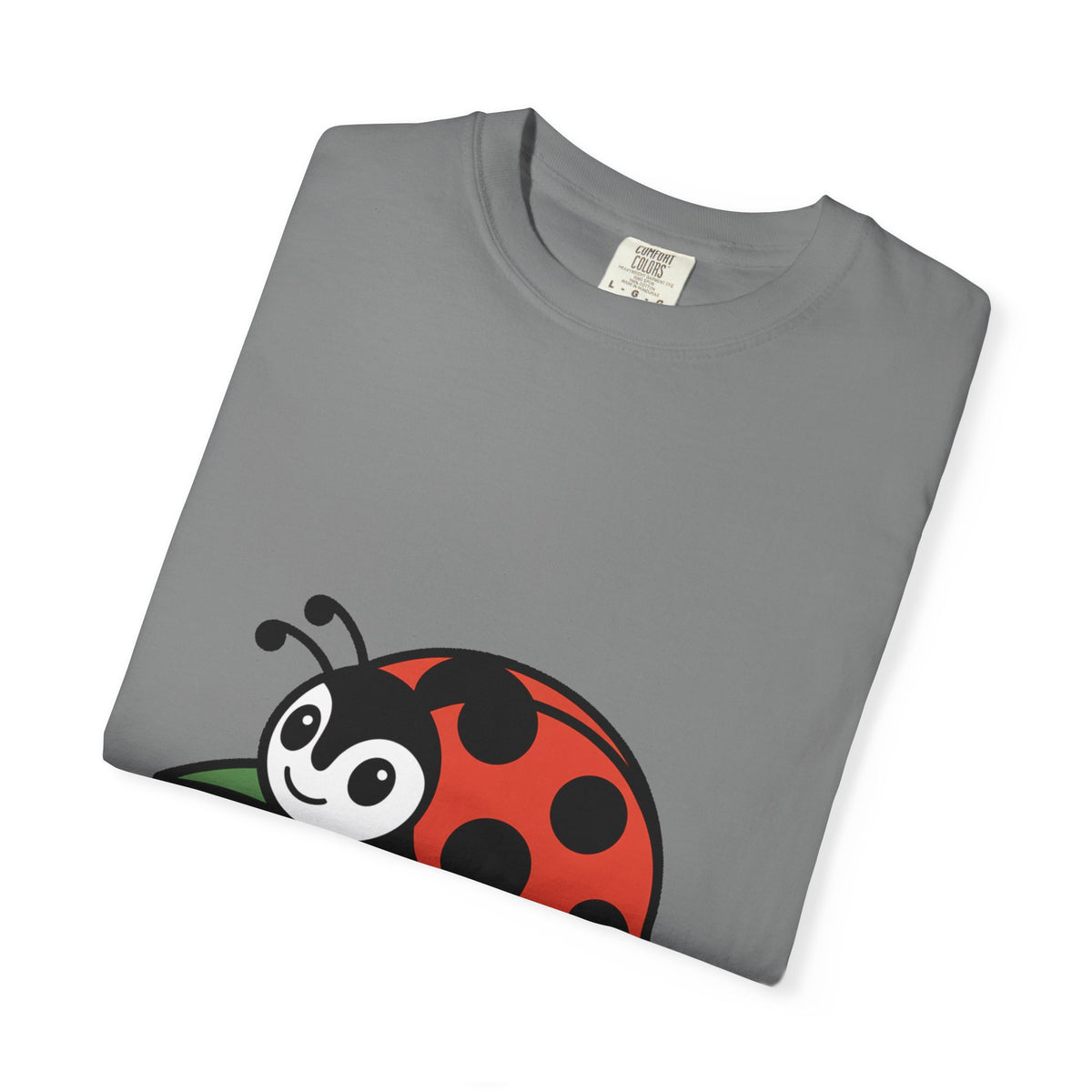 Cute Ladybug T-Shirt, Ladybug On A Leaf Shirt, Garden Bug Lover Gift, Nature Insect Graphic Tee, Kids Ladybug Shirt