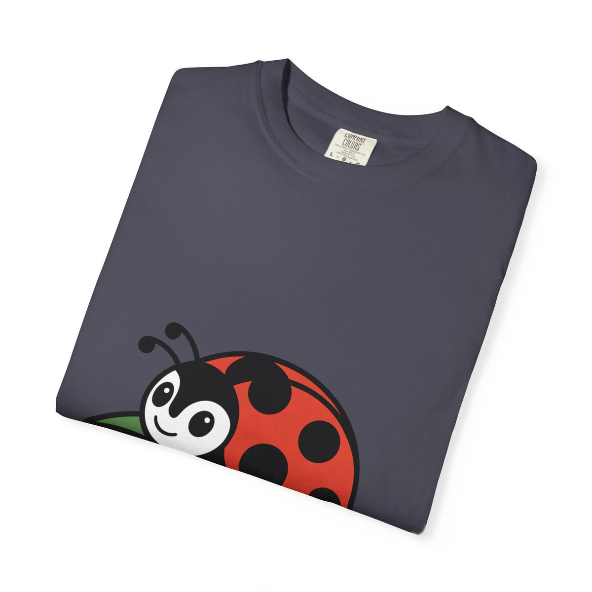 Cute Ladybug T-Shirt, Ladybug On A Leaf Shirt, Garden Bug Lover Gift, Nature Insect Graphic Tee, Kids Ladybug Shirt