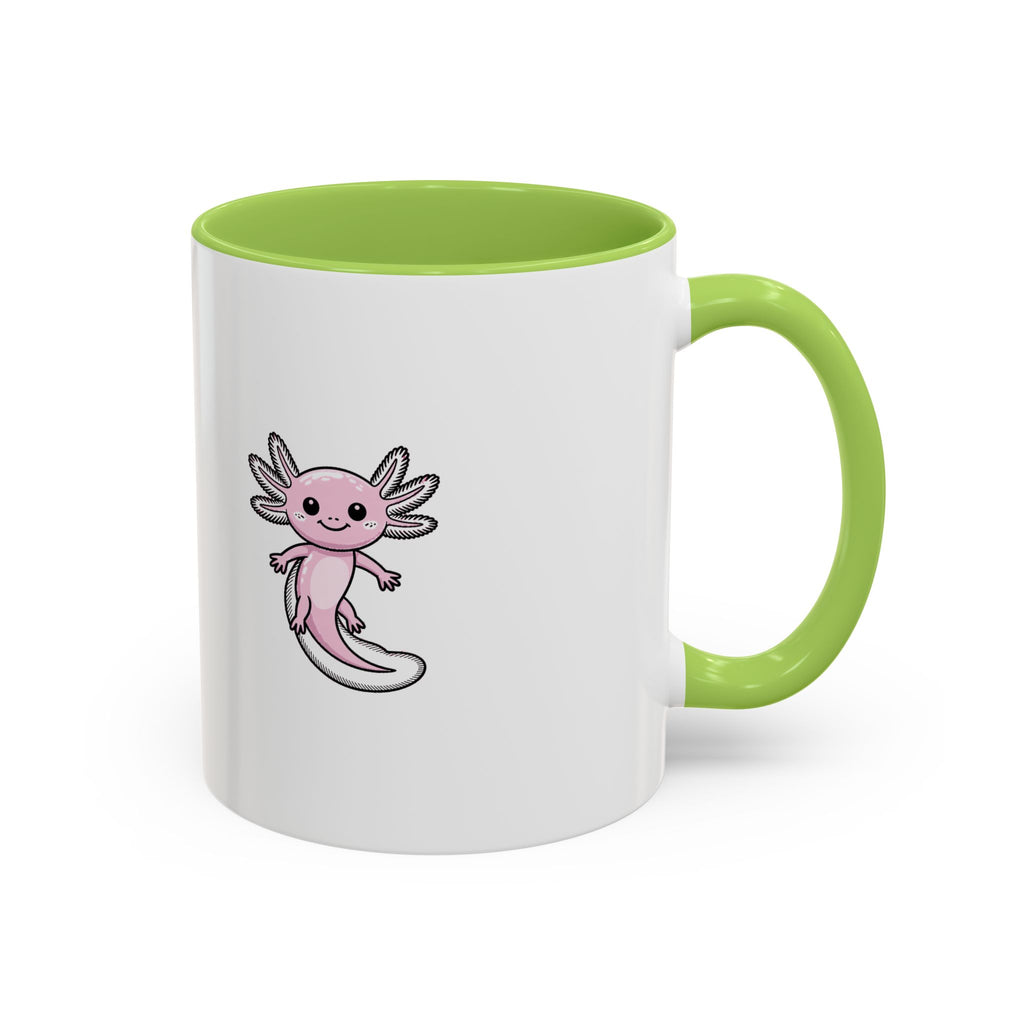 Cute Axolotl Mug, Smiling Axolotl Coffee Cup, Kawaii Axolotl Gift, Cute Animal Lover Mug, Aquatic Pet Mug for Her