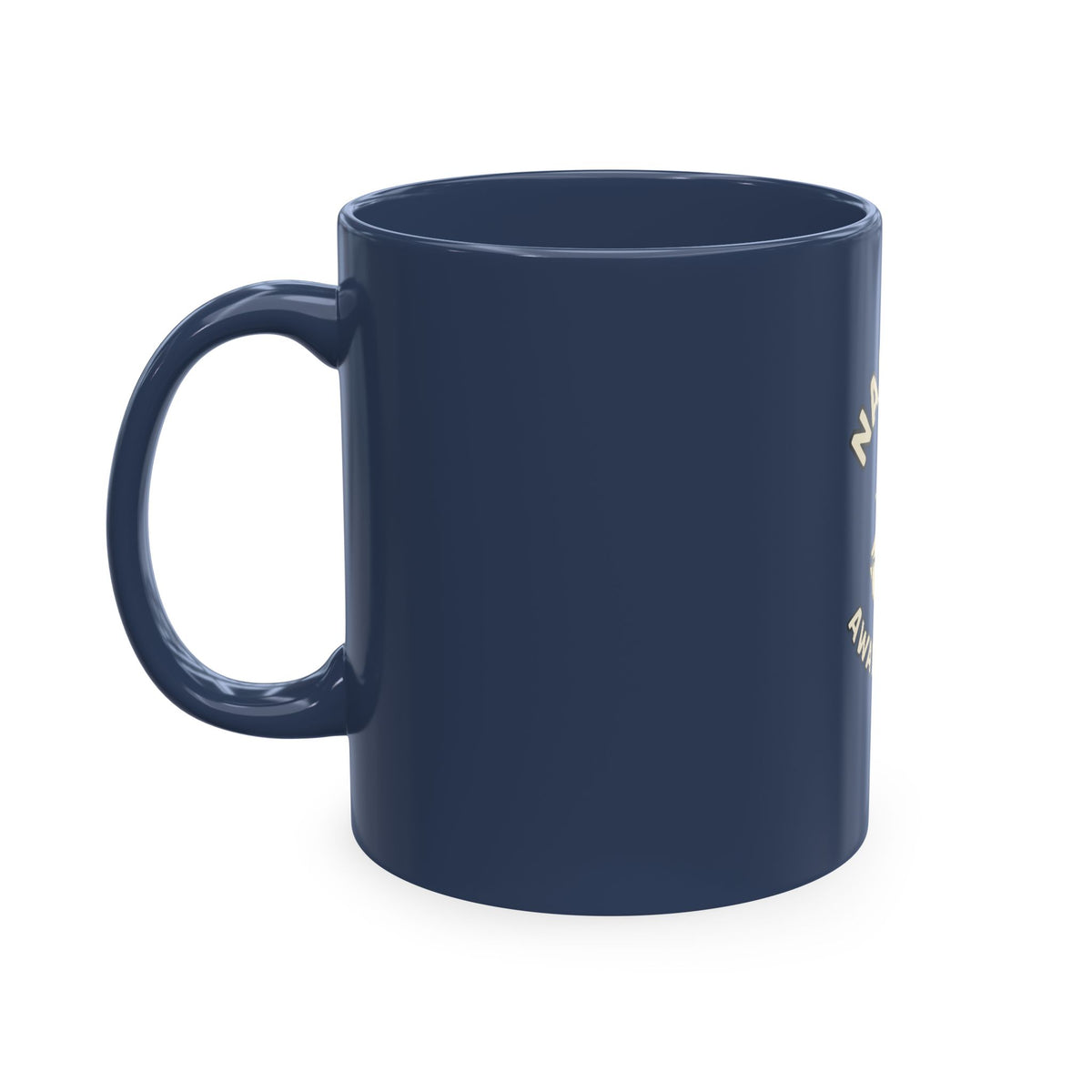 Namaste Away From Me Ceramic Mug — Funny Yoga Duck Coffee Cup