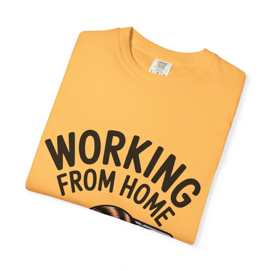 Working From Home Cat Shirt, Funny Cat Lover T-Shirt, Cute Cat Keyboard Tee, Remote Work Gift, WFH Cat Lover Graphic Shirt