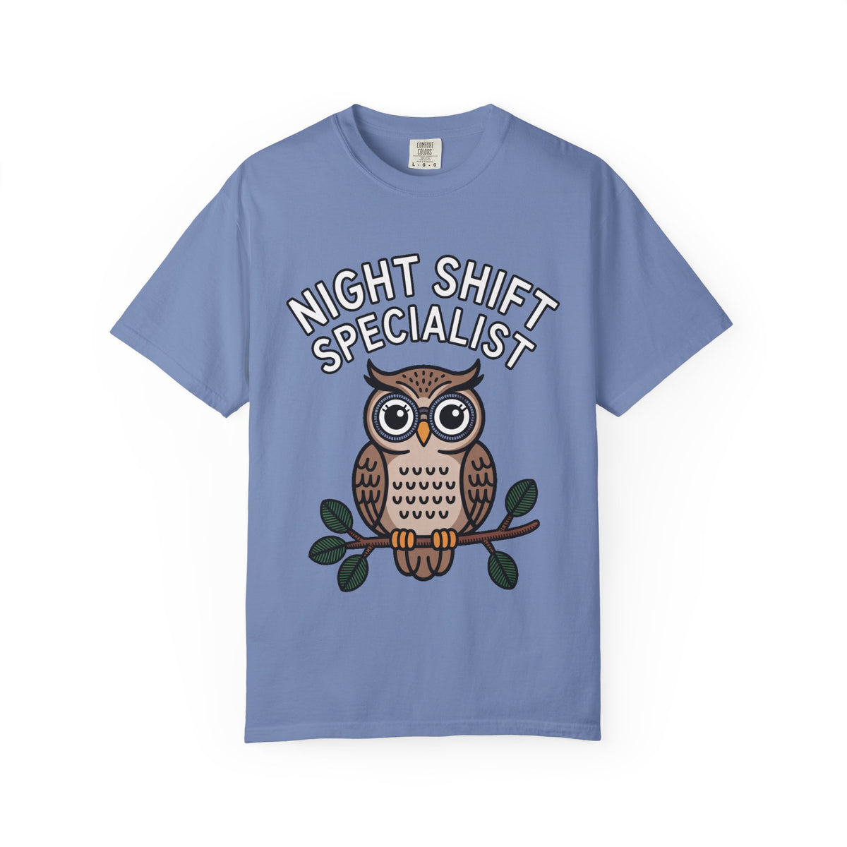 Night Shift Owl Shirt, Funny Night Shift Specialist T-Shirt, Cute Owl With Glasses Tee, Nurse Gift, Night Owl Lover Gift