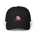 Funny Pig Dad Hat, Rolling In Mud Living My Best Life Cap, Cute Pig Embroidered Hat, Farm Animal Lover Gift, Funny Farmer Cap