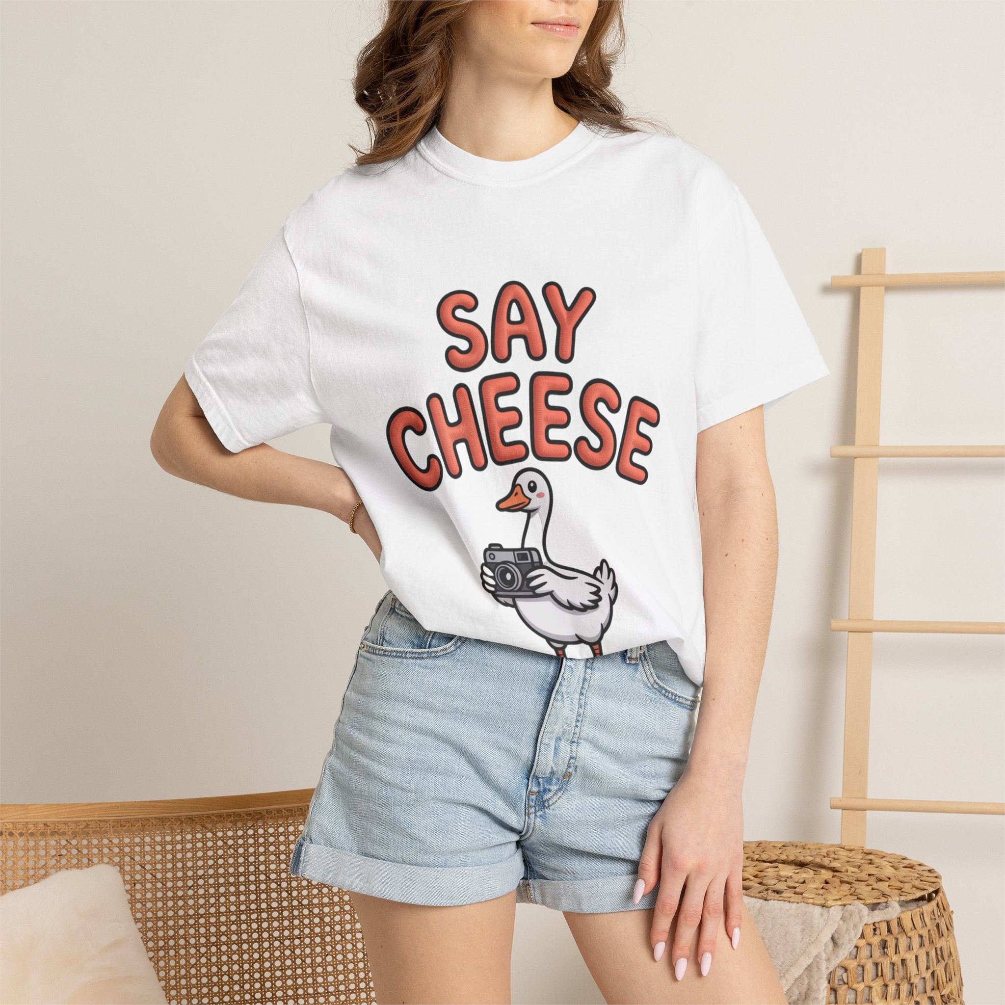 Say Cheese Goose T-Shirt
