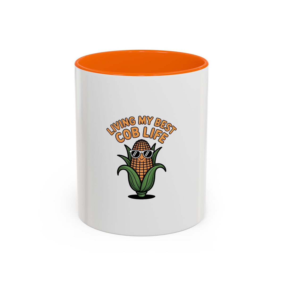 Funny Corn Mug, Living My Best Cob Life Coffee Mug, Cute Vegetable Pun Mug, Corn Lover Gift, Funny Kitchen Cup, Foodie Gift Idea