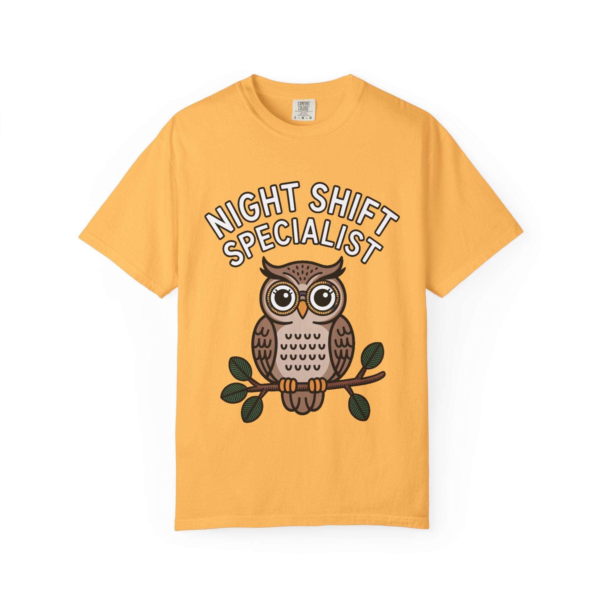 Night Shift Owl Shirt, Funny Night Shift Specialist T-Shirt, Cute Owl With Glasses Tee, Nurse Gift, Night Owl Lover Gift