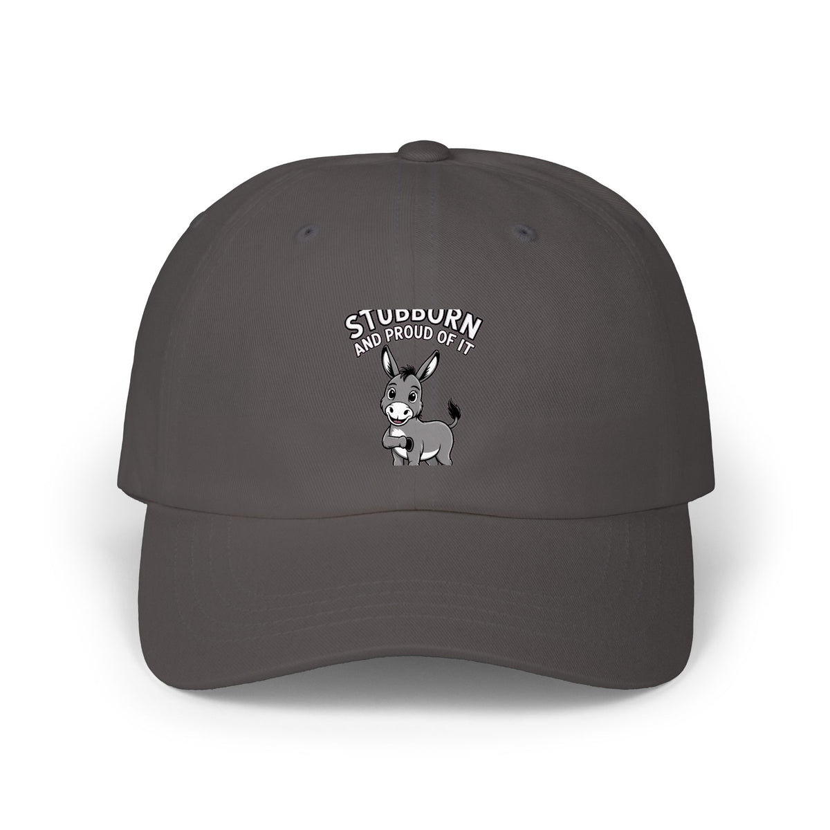 Stubborn Donkey Dad Cap, Funny Donkey Embroidered Hat, Stubborn And Proud Of It Cap, Cute Farm Animal Baseball Cap, Gift For Him