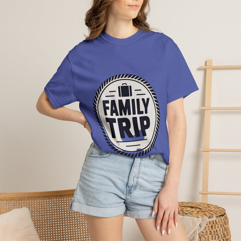 Coin Badge Family Trip T-Shirt