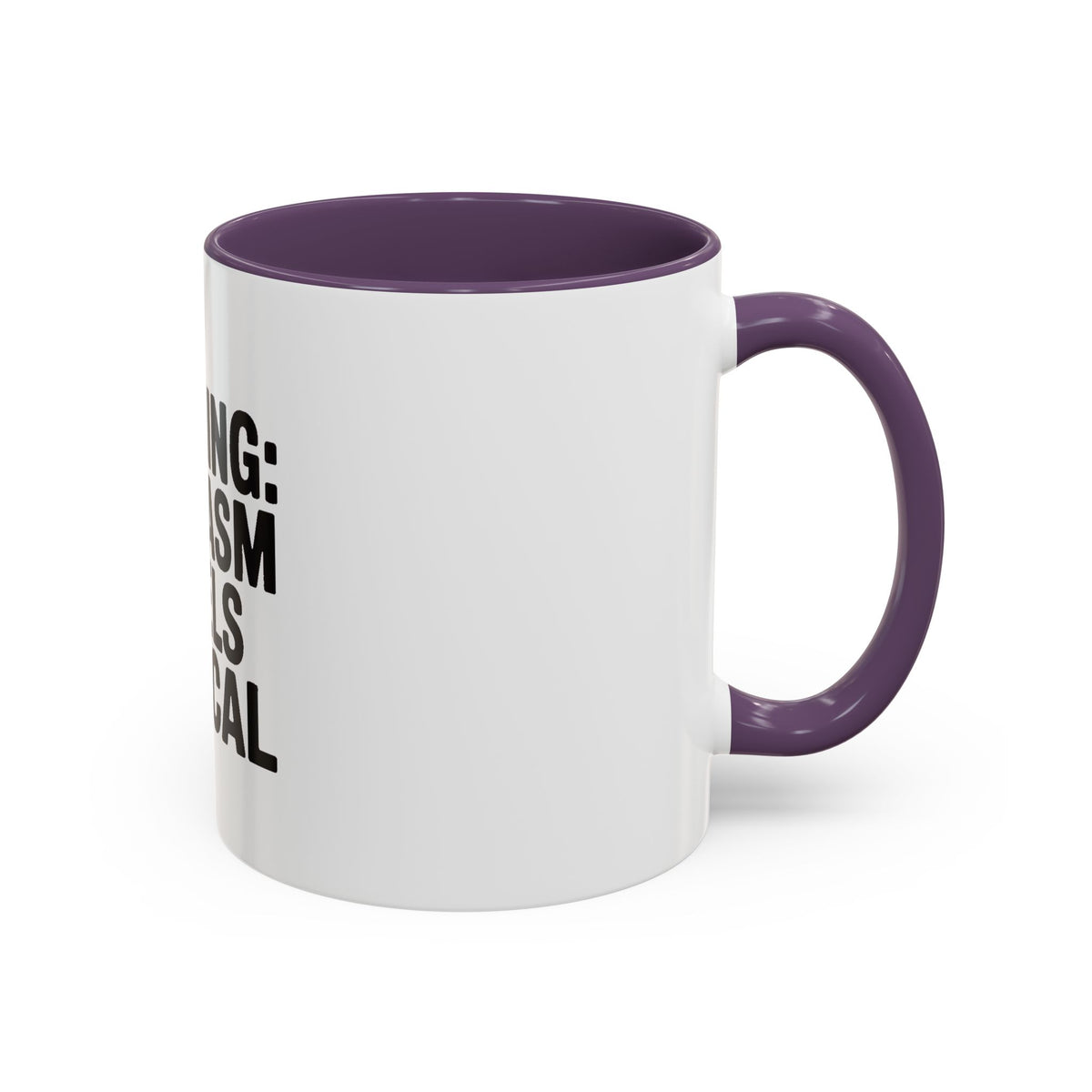Warning Sarcasm Levels Critical Mug, Funny Sarcastic Coffee Mug, Sarcasm Quote Cup, Coworker Gift, Funny Office Mug