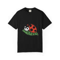 Cute Ladybug T-Shirt, Ladybug On A Leaf Shirt, Garden Bug Lover Gift, Nature Insect Graphic Tee, Kids Ladybug Shirt