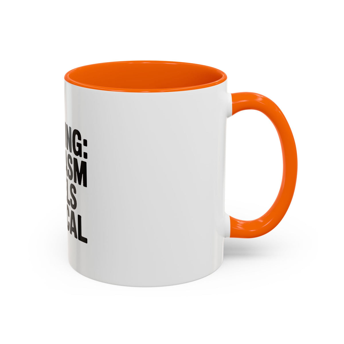 Warning Sarcasm Levels Critical Mug, Funny Sarcastic Coffee Mug, Sarcasm Quote Cup, Coworker Gift, Funny Office Mug