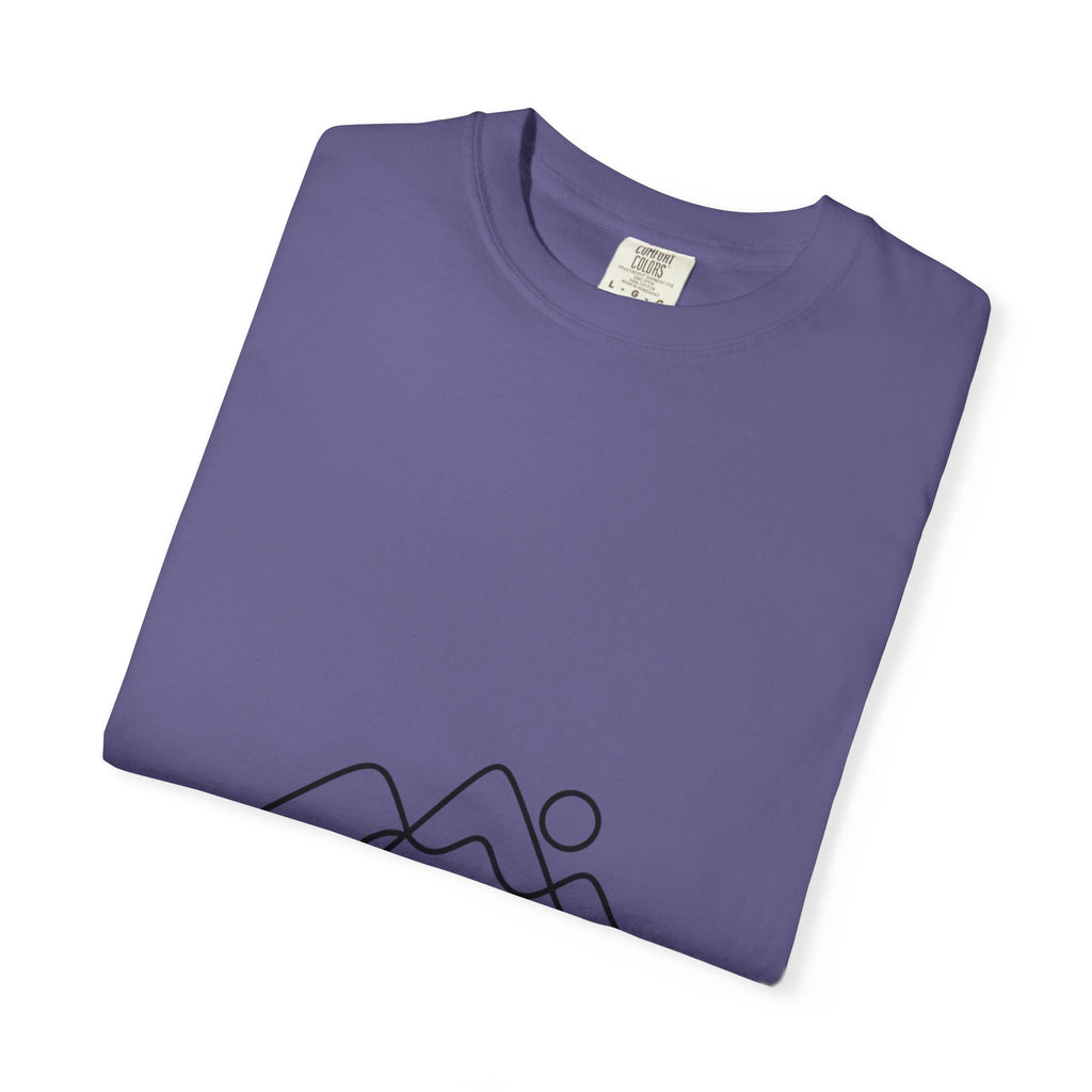 Line Art Mountain Range T-Shirt
