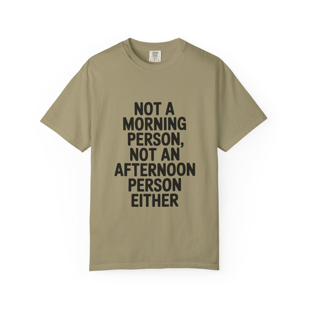 Not A Morning Person Shirt, Funny Sarcastic T-Shirt, Not An Afternoon Person Either Tee, Anti Social Gift