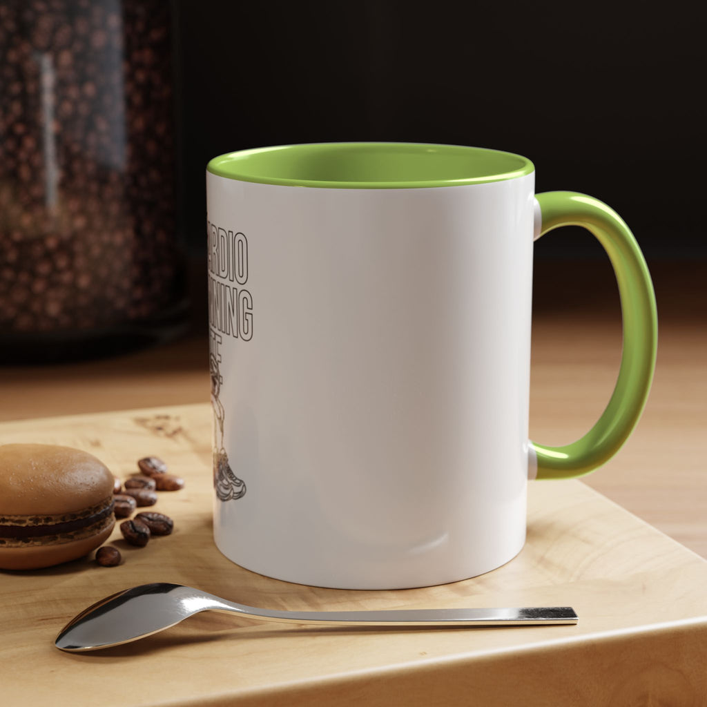 Coffee Mug — "My Cardio Is Running Late" Lazy Sloth Funny Gift