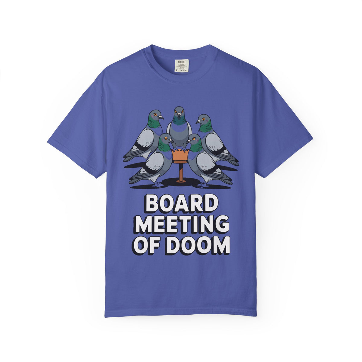Funny Pigeon Shirt, Board Meeting Of Doom T-Shirt, Office Bird Gift, Funny Coworker Shirt, Sarcastic Work Meme Tee
