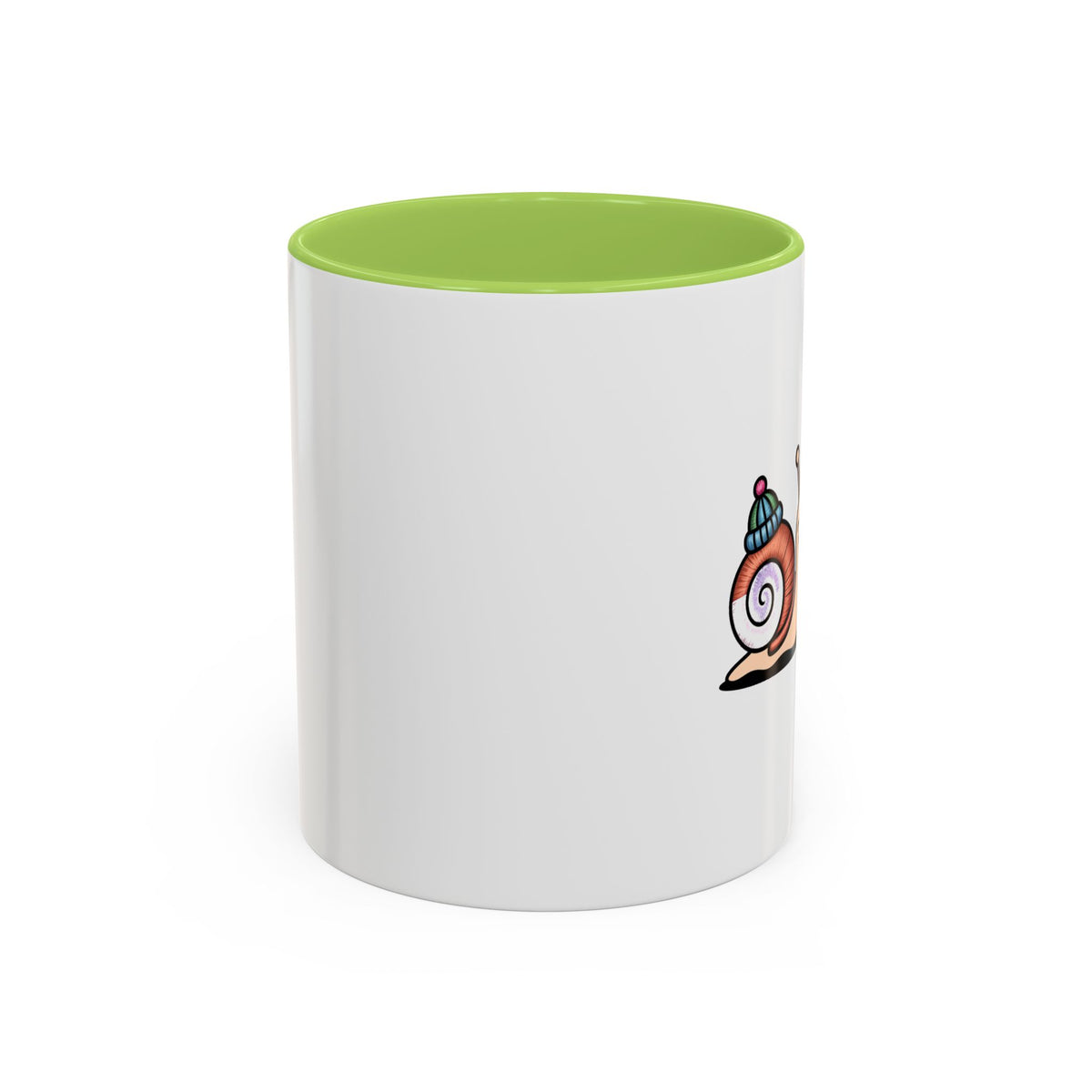 Cute Snail Mug, Tiny Hat Snail Coffee Cup, Funny Snail Lover Gift, Cottagecore Ceramic Mug, Whimsical Nature Mug Gift