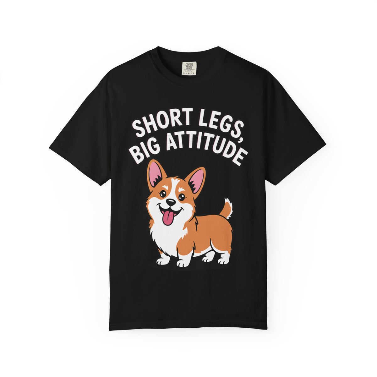 Short Legs Big Attitude Corgi Shirt, Funny Corgi T-Shirt, Cute Dog Lover Gift, Corgi Mom Dad Tee, Sassy Dog Graphic Shirt