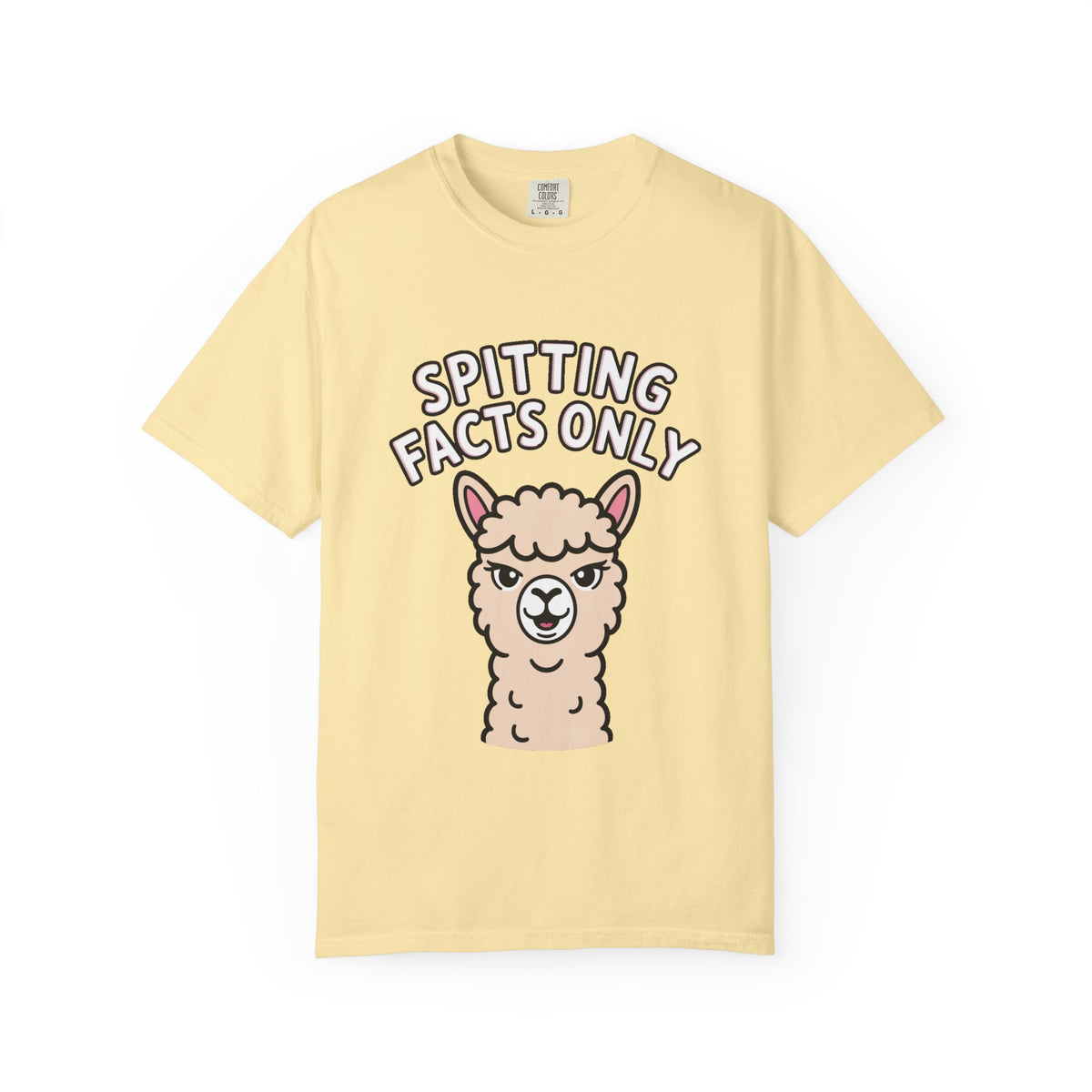 Funny Alpaca Shirt, Spitting Facts Only T-Shirt, Sassy Alpaca Tee, Cute Alpaca Lover Gift, Funny Animal Graphic Shirt