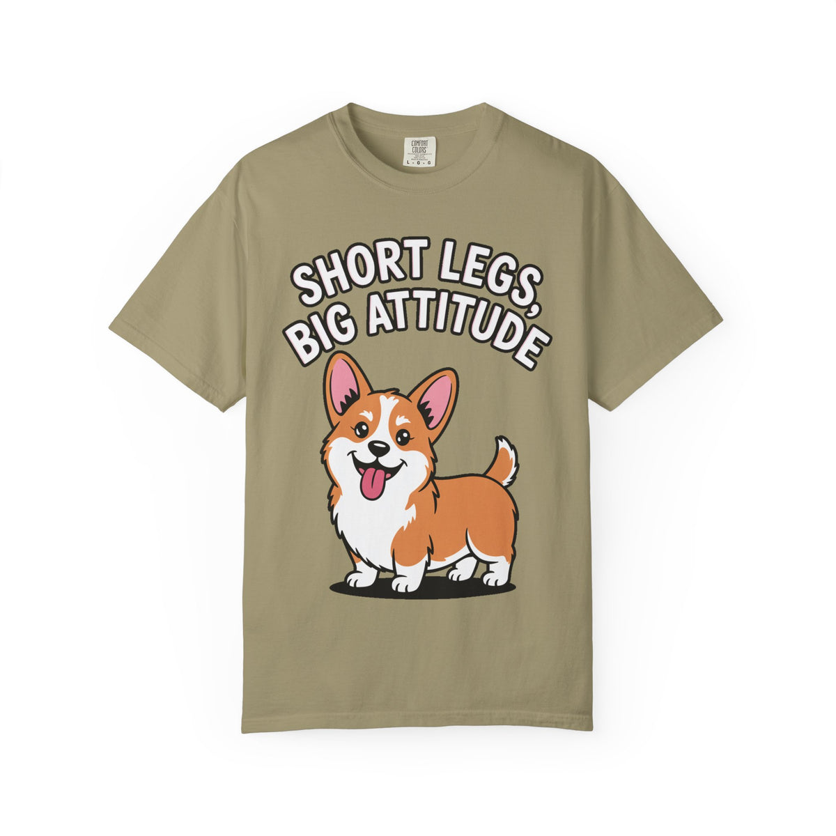 Short Legs Big Attitude Corgi Shirt, Funny Corgi T-Shirt, Cute Dog Lover Gift, Corgi Mom Dad Tee, Sassy Dog Graphic Shirt