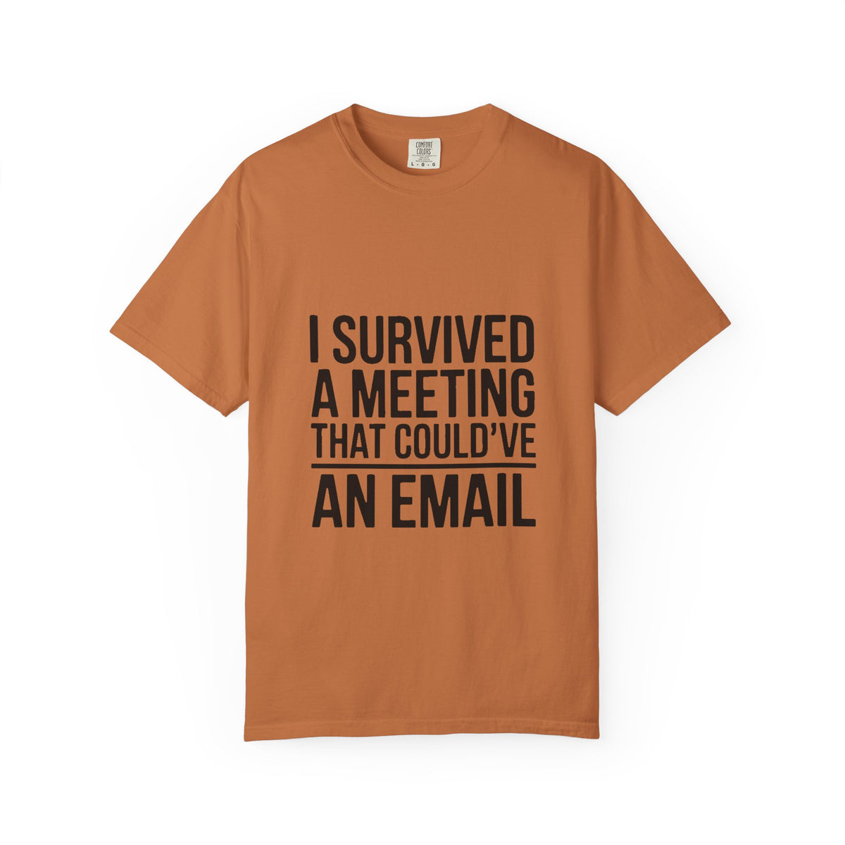 I Survived A Meeting That Could've Been An Email Shirt, Funny Office T-Shirt, Sarcastic Coworker Gift, Corporate Humor Tee