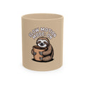 Slow Motion Sloth Mug, Funny Sloth Coffee Cup, Cute Sloth Lover Gift, Sarcastic Coffee Mug for Coffee Addicts, Sleepy Sloth Gift