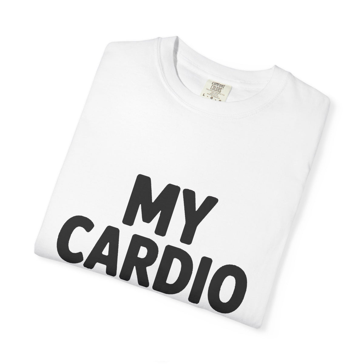 My Cardio Is Running Late Shirt, Funny Gym Excuse T-Shirt, Sarcastic Workout Tee, Lazy Fitness Humor Gift