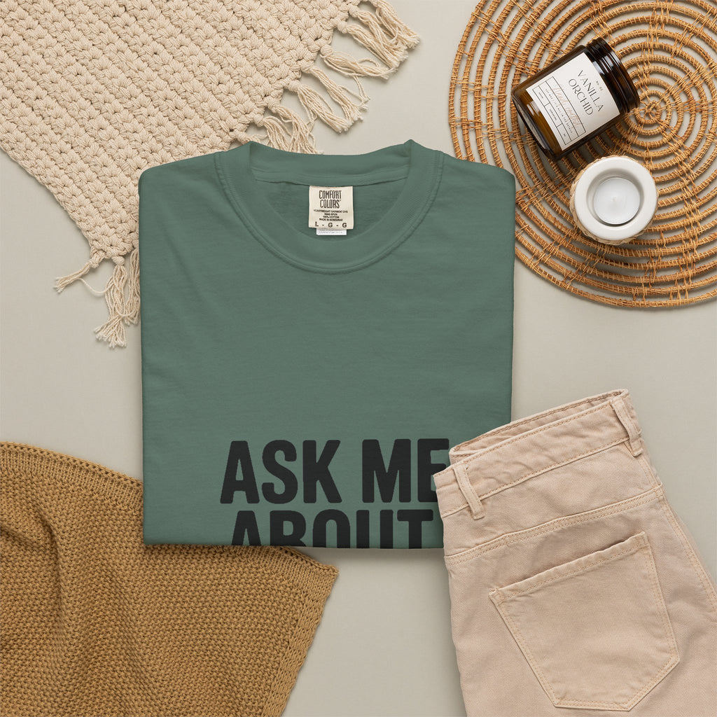 Ask Me About My Nap Schedule Shirt, Funny Nap Lover T-Shirt, Sarcastic Sleep Tee, Cozy Napping Gift for Tired Adults