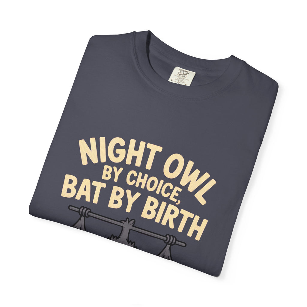 Night Owl By Choice Bat Shirt, Funny Bat T-Shirt, Cute Bat Wearing Sunglasses Tee, Halloween Gift for Night Owls