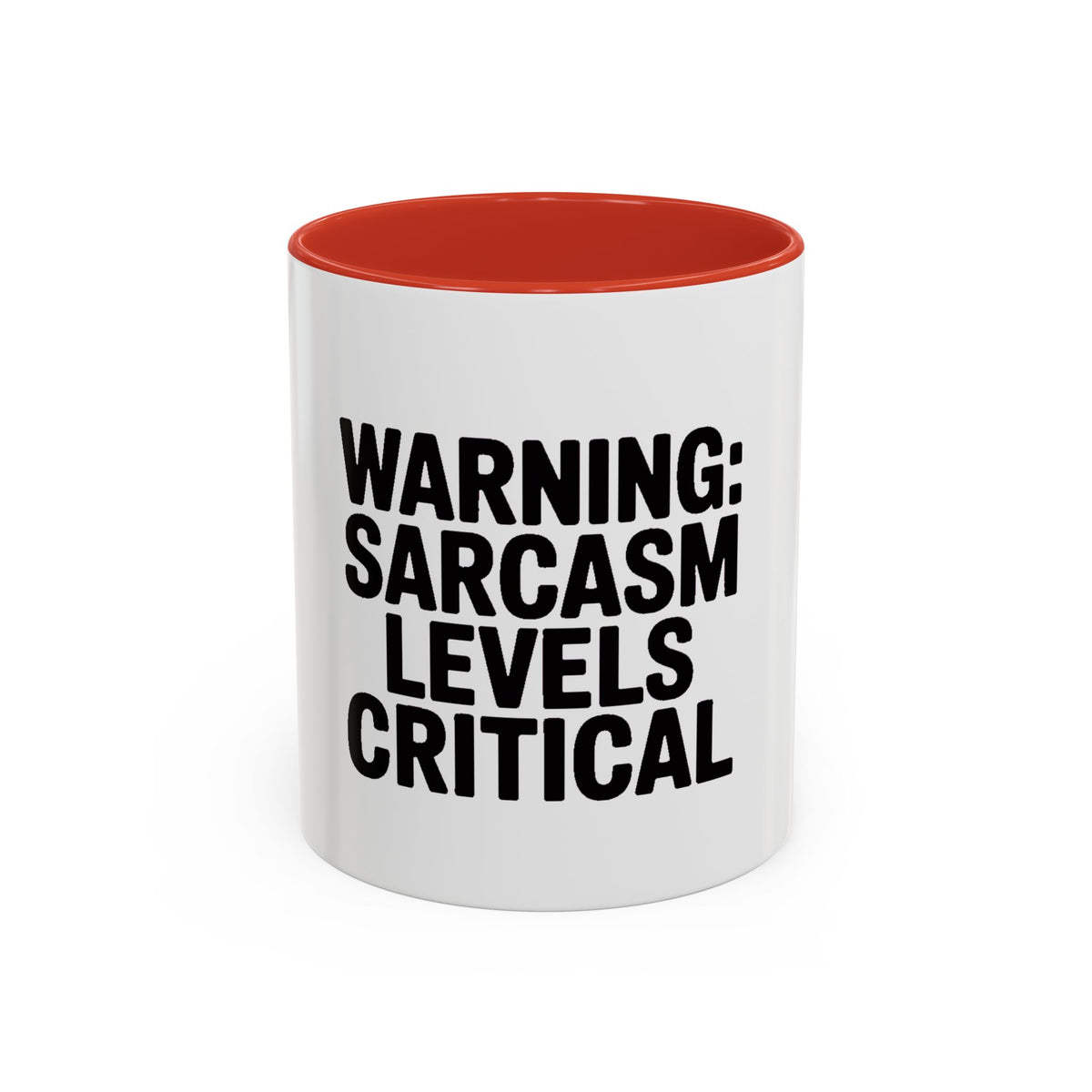 Warning Sarcasm Levels Critical Mug, Funny Sarcastic Coffee Mug, Sarcasm Quote Cup, Coworker Gift, Funny Office Mug