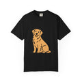 Golden Retriever Shirt, Minimalist Dog Silhouette T-Shirt, Cute Line Art Dog Lover Gift, Retriever Mom Dad Tee