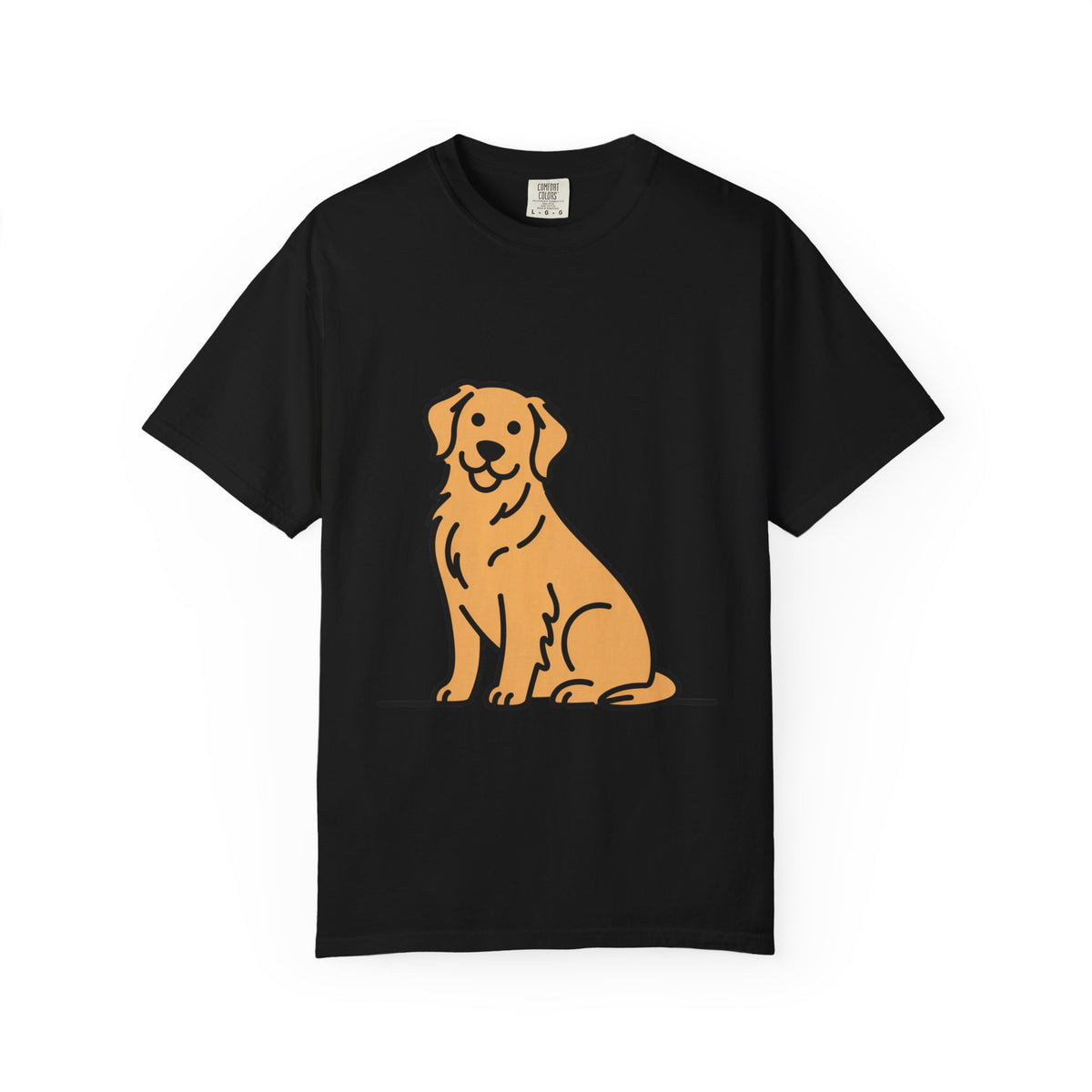 Golden Retriever Shirt, Minimalist Dog Silhouette T-Shirt, Cute Line Art Dog Lover Gift, Retriever Mom Dad Tee