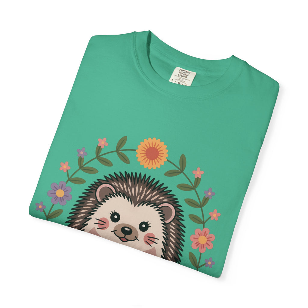 Floral Hedgehog T-Shirt