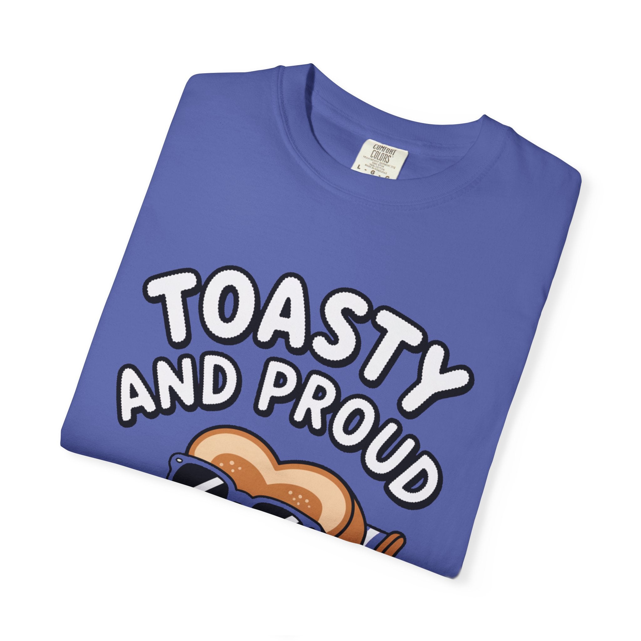 Toasty And Proud Bread Shirt, Funny Toast Sunglasses T-Shirt, Cute Beach Chair Bread Tee, Summer Vacation Gift