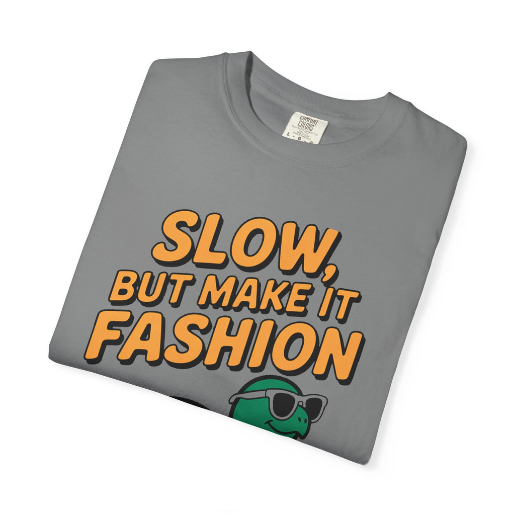 Slow But Fashion Turtle Shirt, Funny Turtle Sunglasses T-Shirt, Cute Turtle Lover Gift, Sarcastic Animal Tee