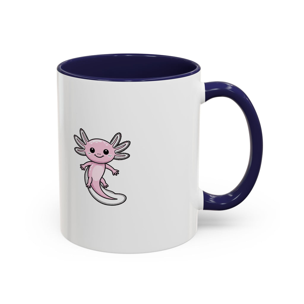 Cute Axolotl Mug, Smiling Axolotl Coffee Cup, Kawaii Axolotl Gift, Cute Animal Lover Mug, Aquatic Pet Mug for Her