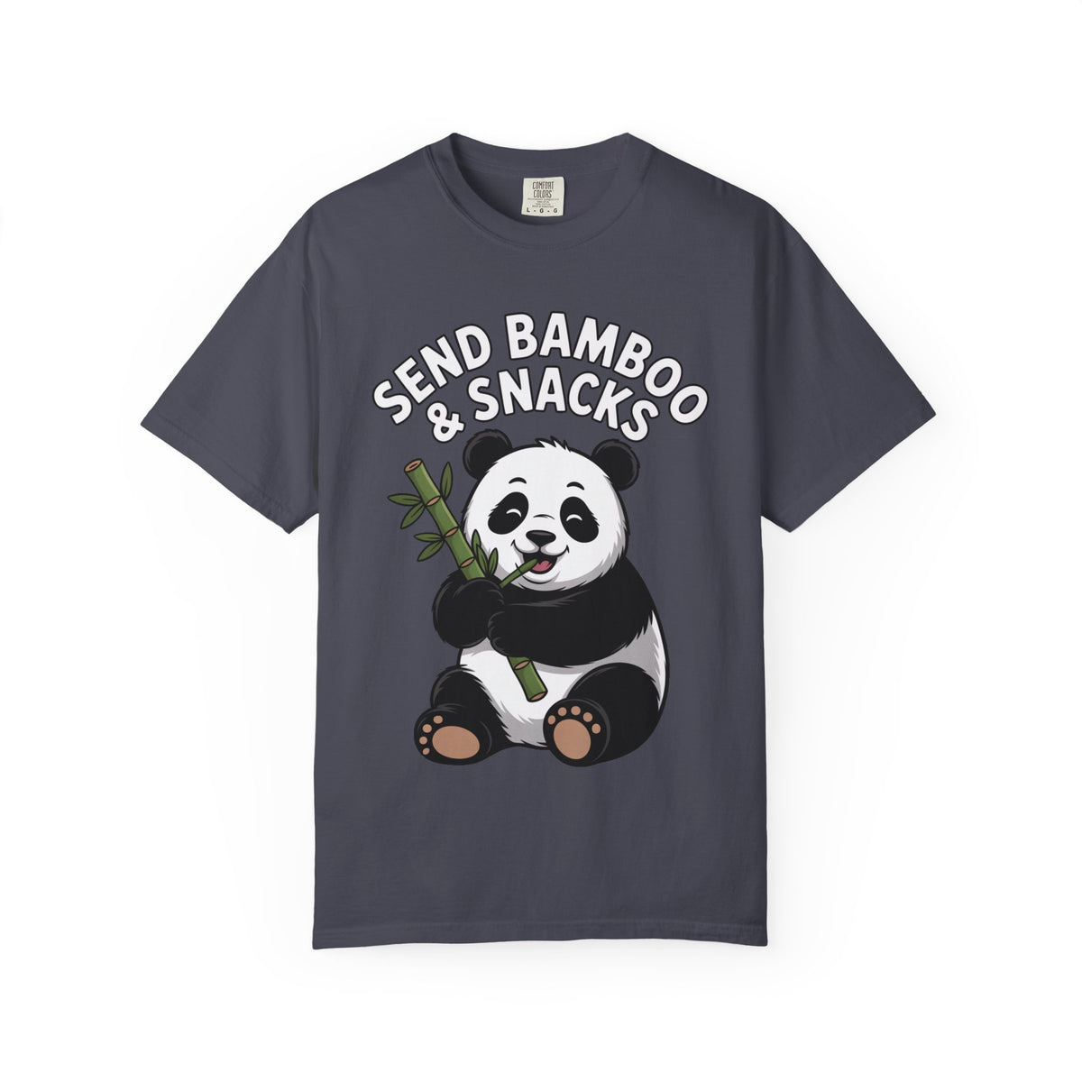 Send Bamboo Panda Shirt, Funny Panda T-Shirt, Cute Bamboo Snacks Tee, Panda Lover Gift, Cartoon Panda Graphic Shirt