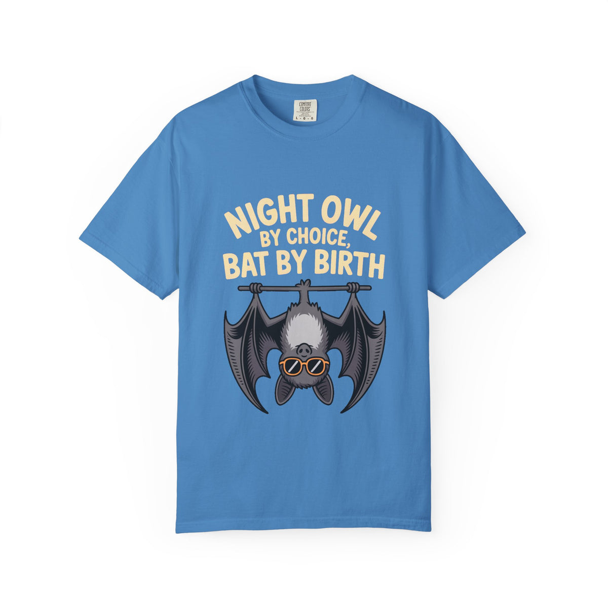 Night Owl By Choice Bat Shirt, Funny Bat T-Shirt, Cute Bat Wearing Sunglasses Tee, Halloween Gift for Night Owls