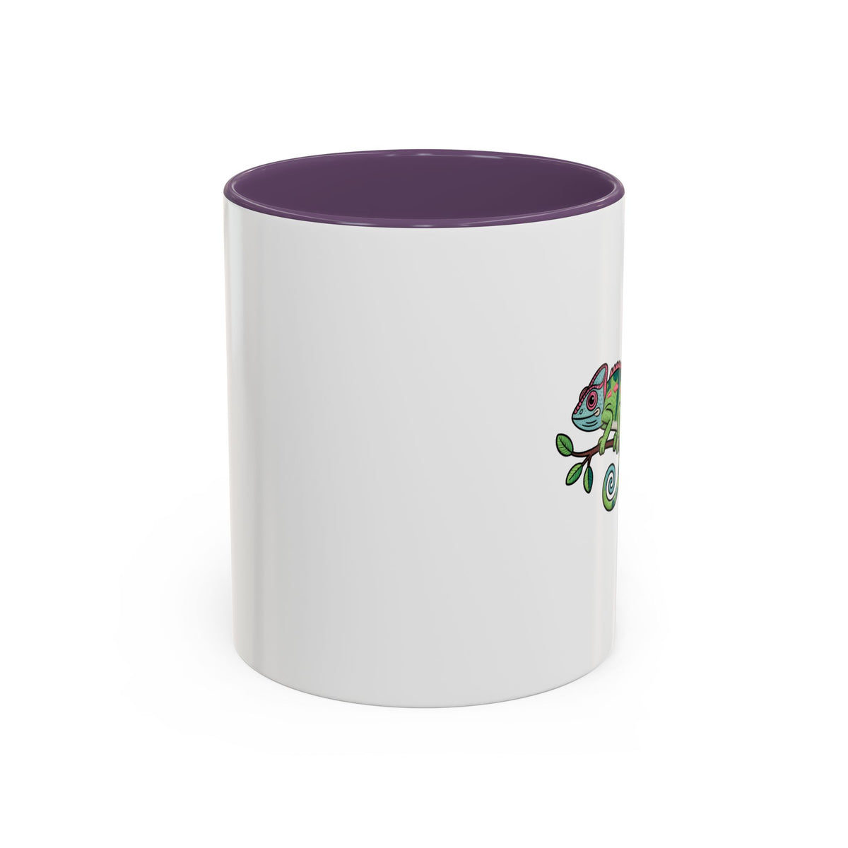 Cute Chameleon Mug, Cartoon Reptile Coffee Cup, Chameleon Lover Gift, Funny Lizard Ceramic Mug
