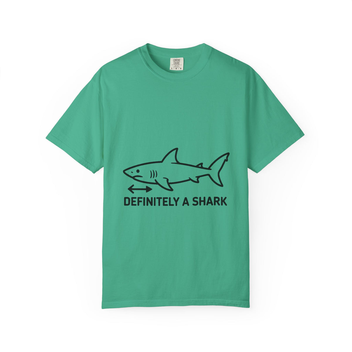 Definitely A Shark Diagram Shirt, Funny Deadpan Meme Tee, Sarcastic Textbook Diagram T-Shirt, Shark Lover Gift