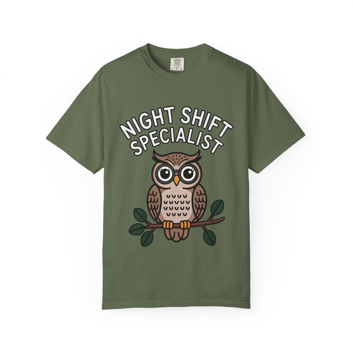 Night Shift Owl Shirt, Funny Night Shift Specialist T-Shirt, Cute Owl With Glasses Tee, Nurse Gift, Night Owl Lover Gift