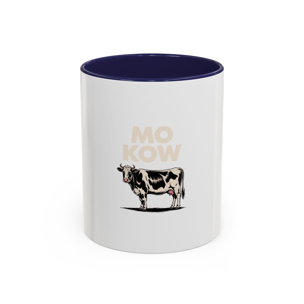 Funny Cow Mug, Mo Kow Absurd Meme Mug, Deadpan Farm Animal Coffee Cup, Weird Cow Lover Gift, Funny Sarcastic Mug