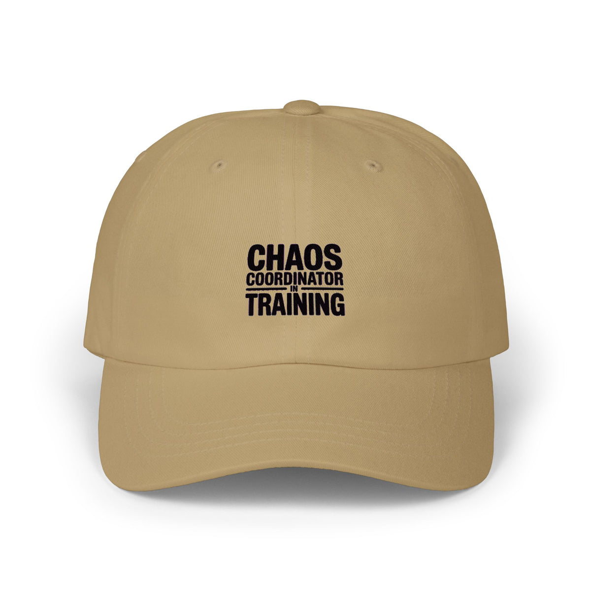 Chaos Coordinator In Training Dad Cap, Funny Embroidered Hat, Mom Life Cap, Sarcastic Gift for Parents, Unstructured Baseball Cap